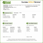 California Gold Nutrition, Huile de poisson ultraconcentrée aux oméga-3 Oméga 800, Sous forme de triglycérides KD-Pür, 90 capsules à enveloppe molle à base de gélatine de poisson (1000 mg pièce) – Image 5