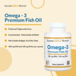 California Gold Nutrition, Huile de poisson premium, Oméga-3 – Image 7