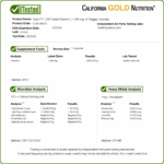 California Gold Nutrition, Gold C™, Vitamine C de qualité USP – Image 5