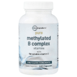 Micro Ingredients, Complexe de vitamines B pures et méthylées, 240 capsules