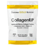 California Gold Nutrition, CollagenUP®, Peptides de collagène marin hydrolysé à l'acide hyaluronique et à la vitamine C, Non aromatisés
