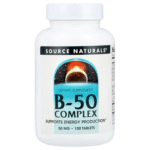 Source Naturals, Complexe de vitamines B50, 50 mg, 100 comprimés
