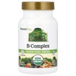 NaturesPlus, Source of Life Garden, Complexe B certifié biologique, 60 capsules vegan