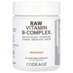 Codeage, Complexe de vitamine B crue, 60 capsules végétales
