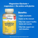 Solaray, Glycinate de magnésium à haute absorption, 350 mg – Image 3