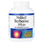 Natural Factors, WellBetX®, Berbérine (500 mg par capsule) – Image 4